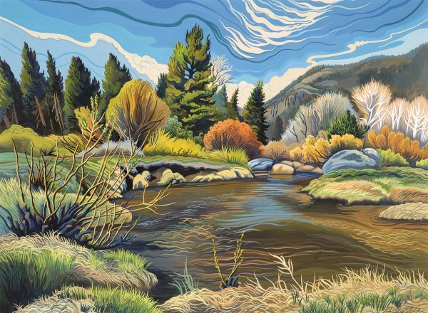 Декоративный пейзаж