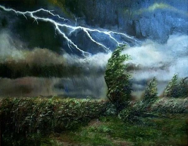 Гроза в живописи