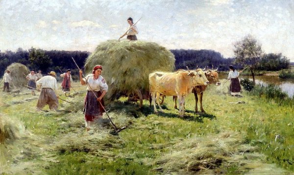 Николай Пимоненко сенокос