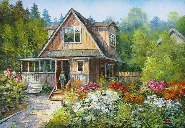 Художник Евгений Синев (1952 г.р.).