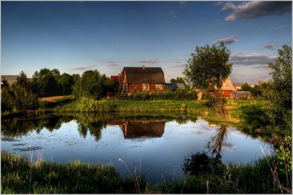 Дачный пейзаж