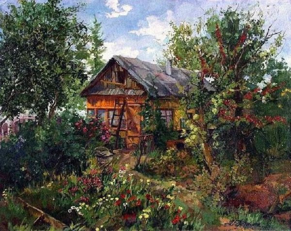 Дача в живописи