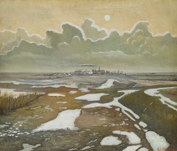 Александр Дейнека индустриальные пейзажи