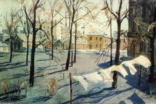 Дейнека улица в Риме 1935