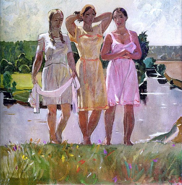 Александр Александрович Дейнека (1899—1969): «на балконе»