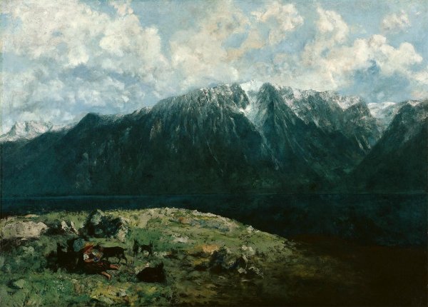 Гюстав Курбе Хижина в горах 1874