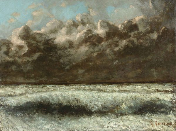 Гюстав Курбе море 1867