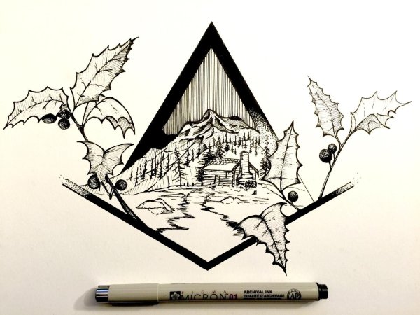 Минимализм рисунки