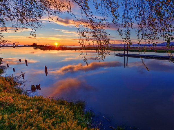 Персиковый закат аниме