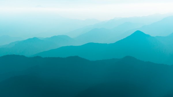 Бирюзовый пейзаж