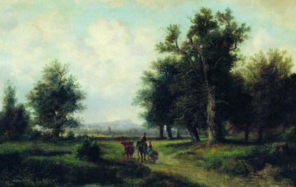 Михаил Клодт Лесной пейзаж