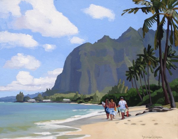 Тропические морские пейзажи живопись