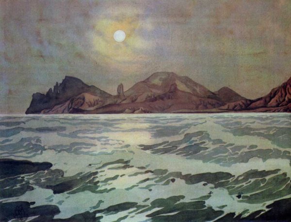 Максимилиан Волошин акварели Крым