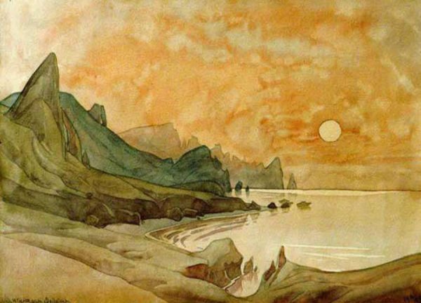 Волошин акварели Коктебель