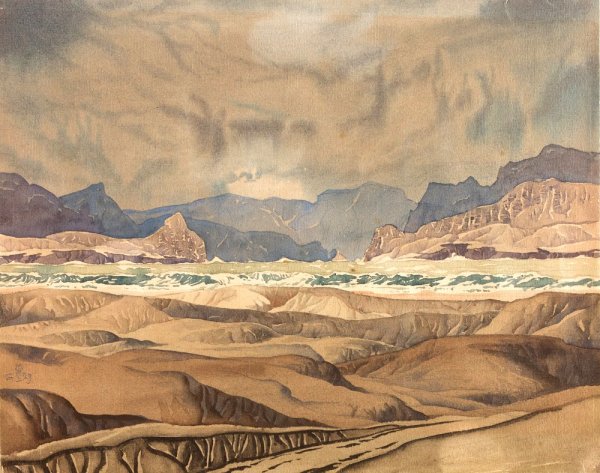 Максимилиан Волошин акварели