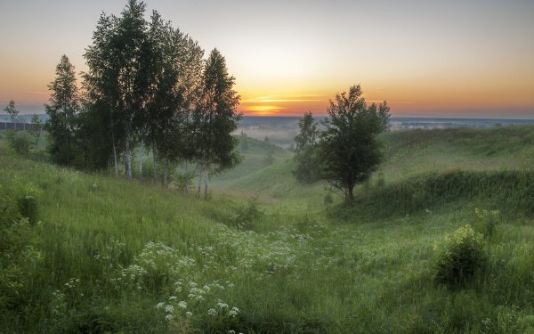 Пейзаж необработанный