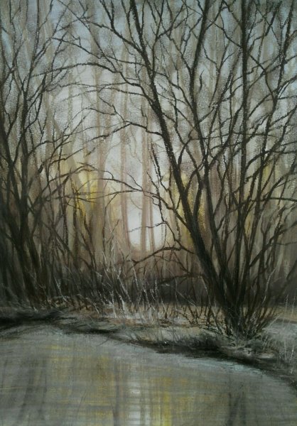 Картина ноябрь пейзаж