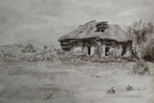 Алексей Кондратьевич Саврасов пейзаж. Село Волынское