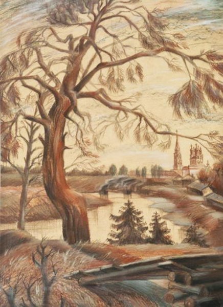 Пленэр сангина