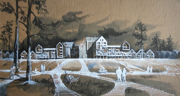 Алексей Кондратьевич Саврасов вид на село Фили