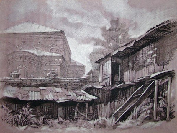 Алексей Кондратьевич Саврасов. Лес у озера, Освещенный солнцем.