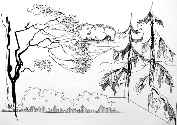 Антураж и стаффаж пейзаж