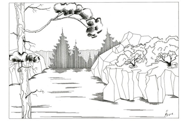 Антураж и стаффаж композиция