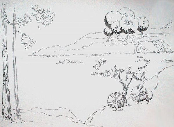 Антураж и стаффаж пейзаж