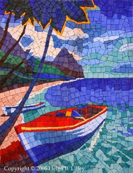 Пейзаж для мозаики