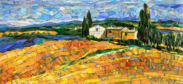 Пейзаж в мозаике