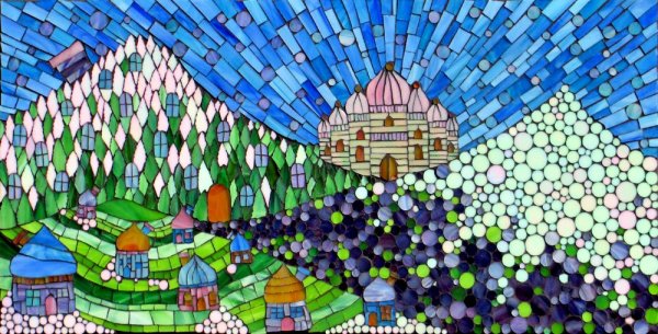 Фрэнк слама художник мозаика