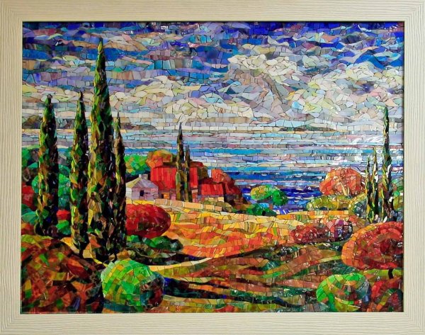 Пейзаж в мозаике