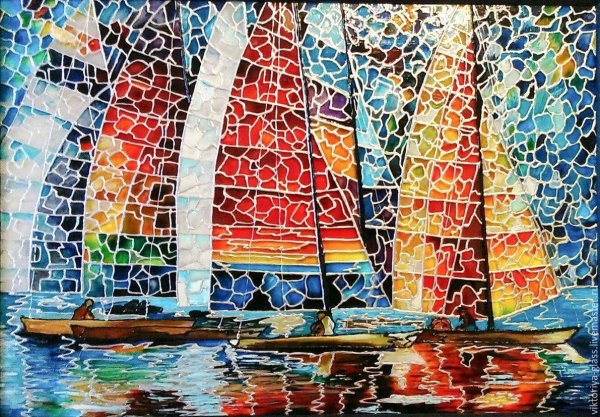 Витражная роспись по стеклу