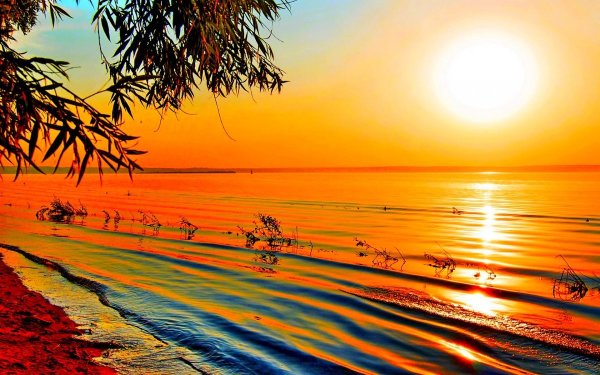 Оранжевый закат