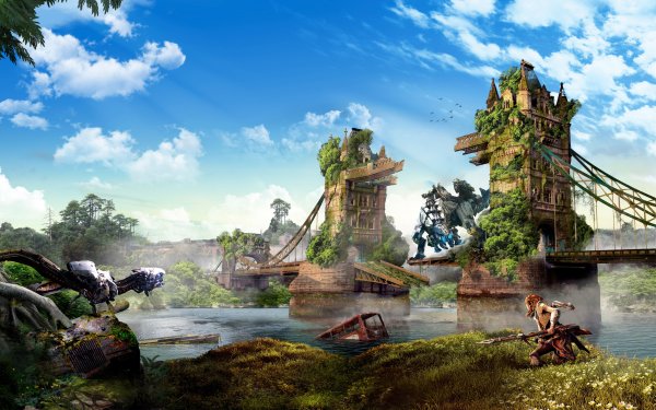 Horizon Zero Dawn фон