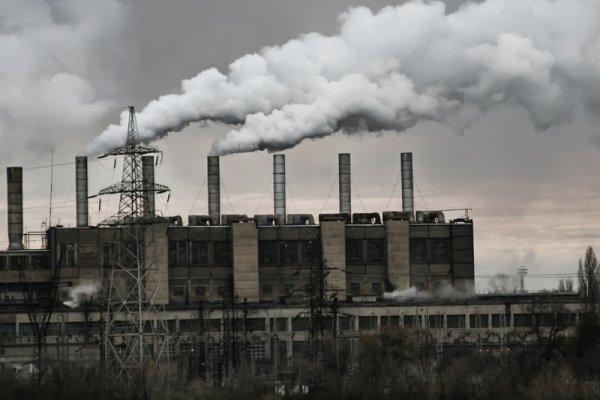 Серый Индустриальный пейзаж