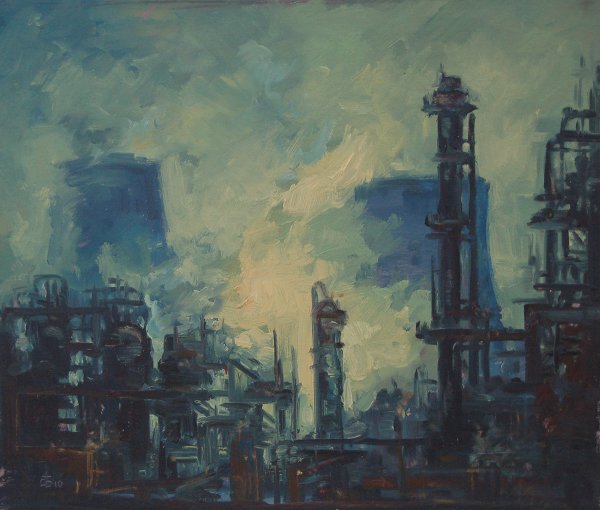 Куприн Индустриальный пейзаж