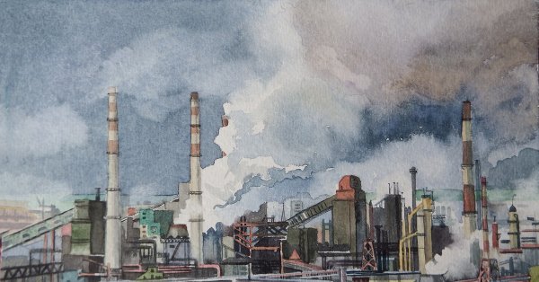 Индустриальный пейзаж Пенри Уиллиамс