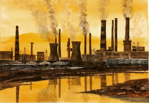 Заводской пейзаж