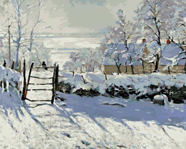 Клода Моне «сорока» 1869 г.