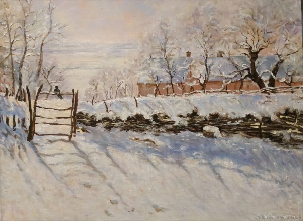 Клод Моне сорока картина