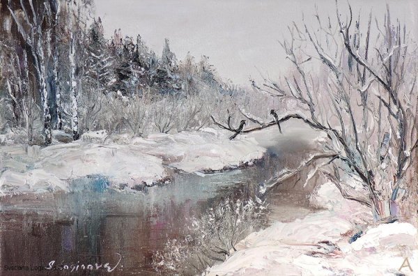 Зимний пейзаж Светлана Шенк