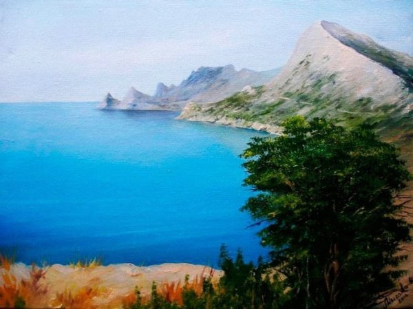 Генуэзская крепость Феодосия картина