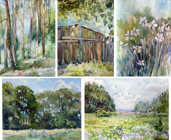 Пленэрные этюды