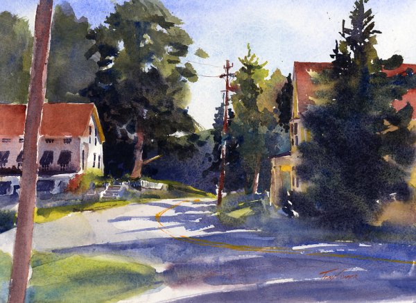 Пленэр этюды акварелью