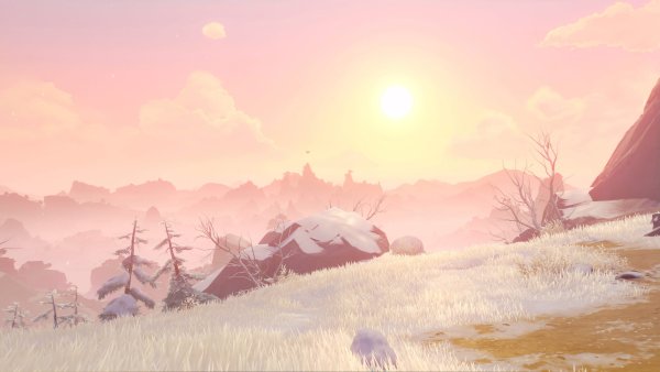 Геншин Импакт пейзажи Драконий хребет