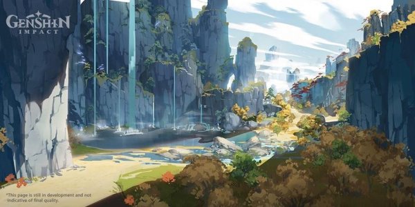 Геншин Импакт пейзажи
