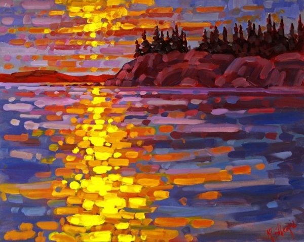 Пейзаж в холодном колорите