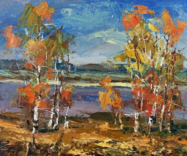 Художник Kent r. Wallis осень