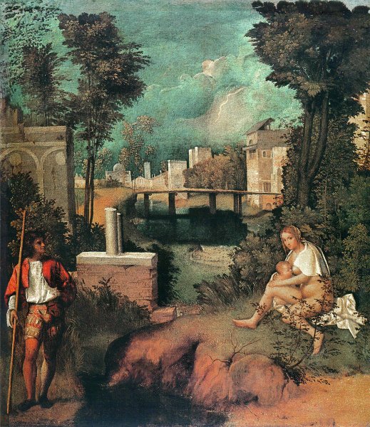 Джорджоне. Гроза. Ок. 1505 Г. галерея Академии, Венеция